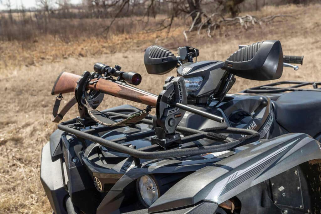 Geværholder til atv og utv